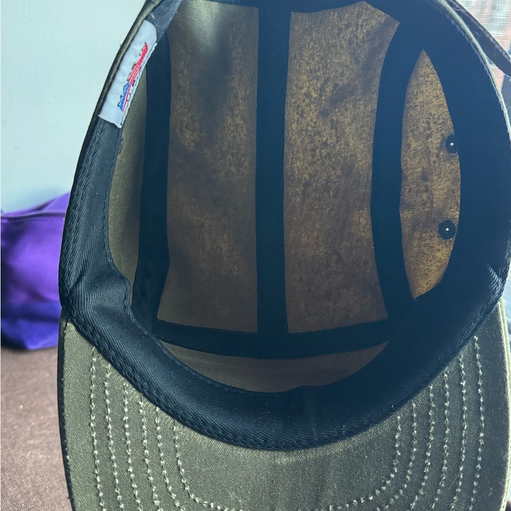 Gustin Olive Waxed Canvas 5-Panel Camp Hat - Picture 5 of 7